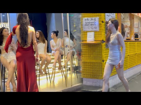 [4k] How is Vietnam Now? Saigon Hochiminh City Nightlife Street Scenes So Many Pretty Ladies!